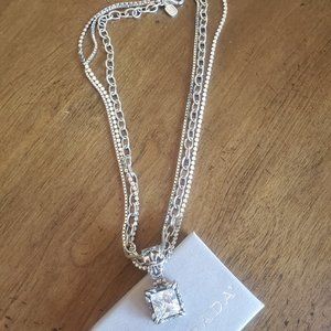 Retired Silpada 3 strand .925 Sterling Necklace